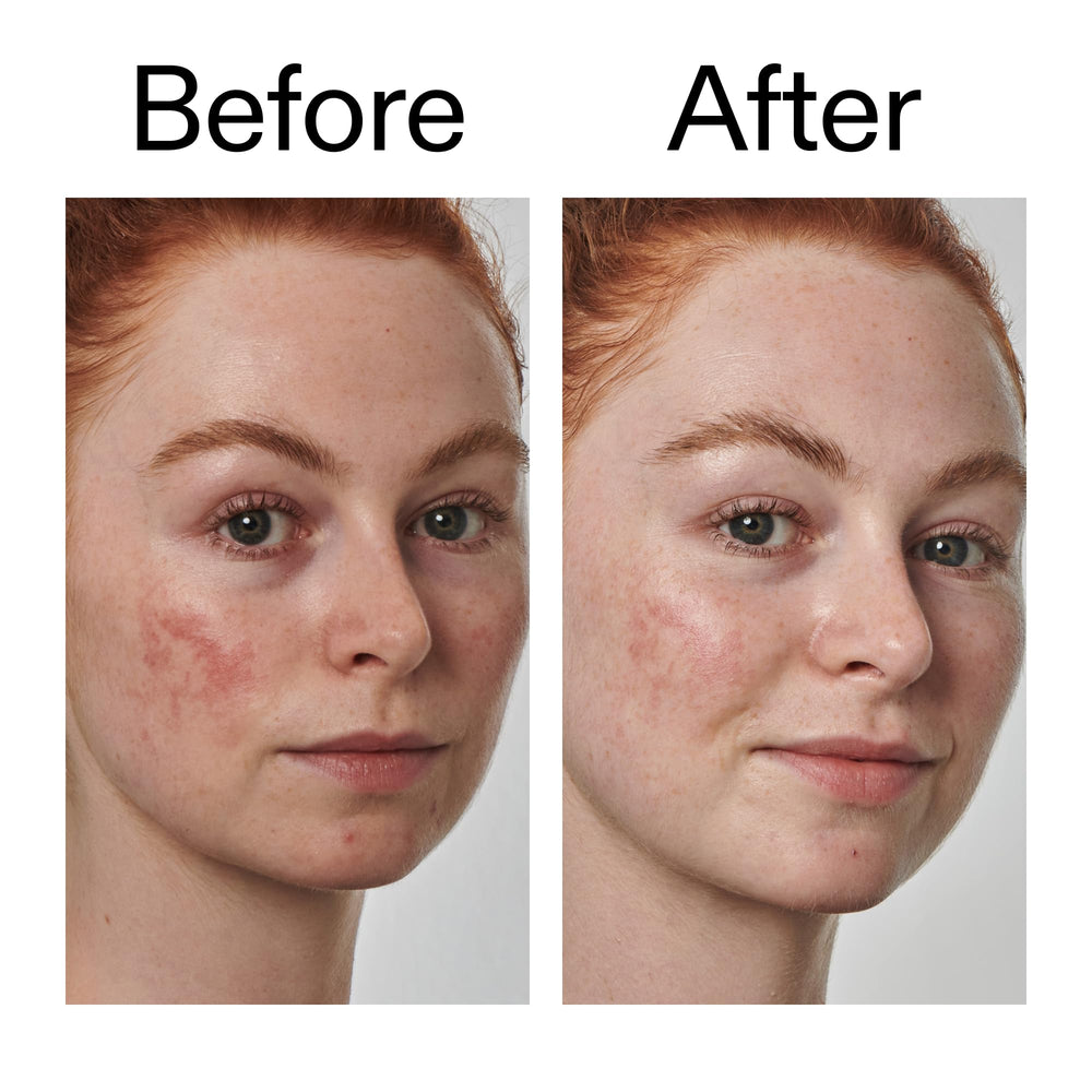 The INKEY List serum clear finish on skin with no visible cast.