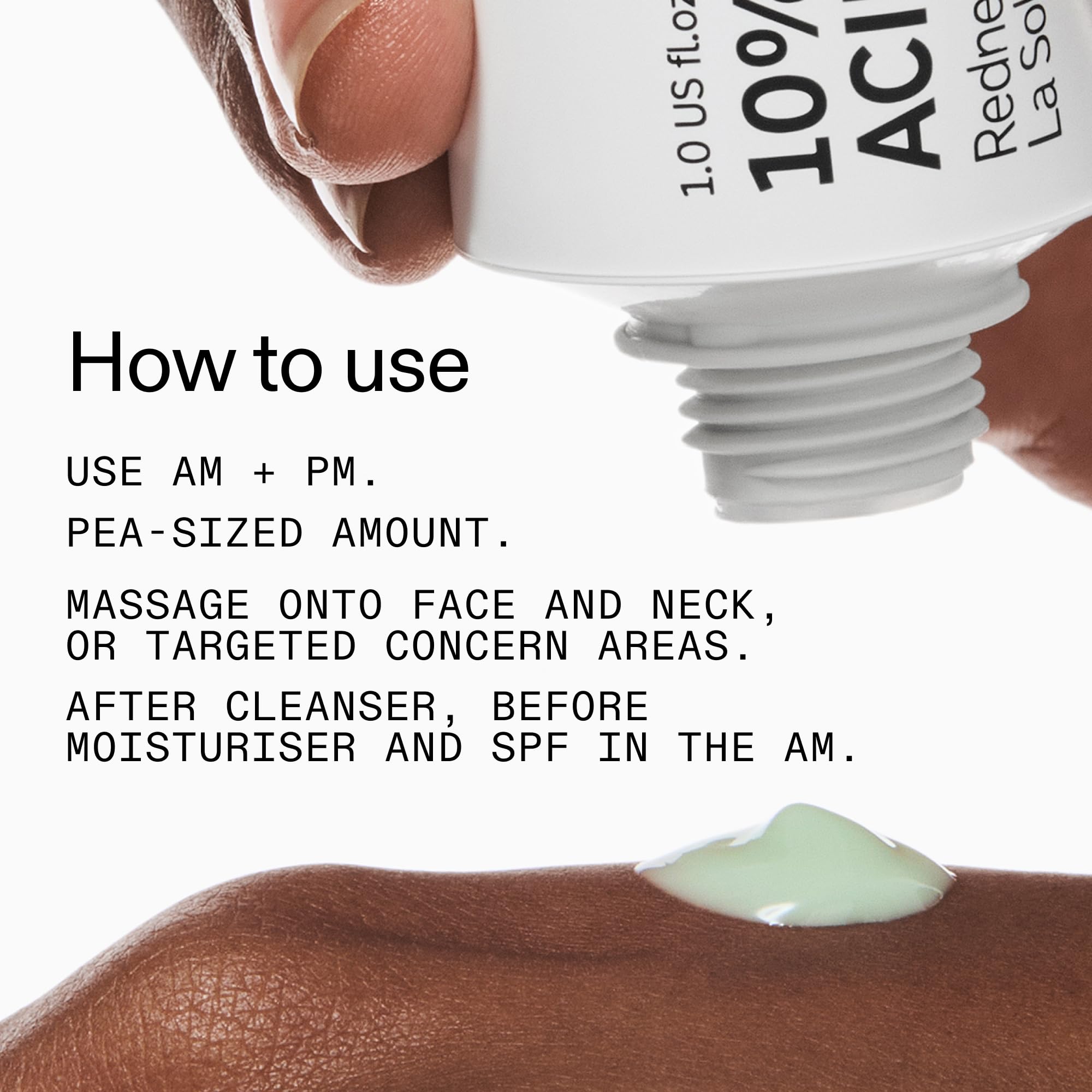 The INKEY List serum swatch shows a light, non-stick finish.