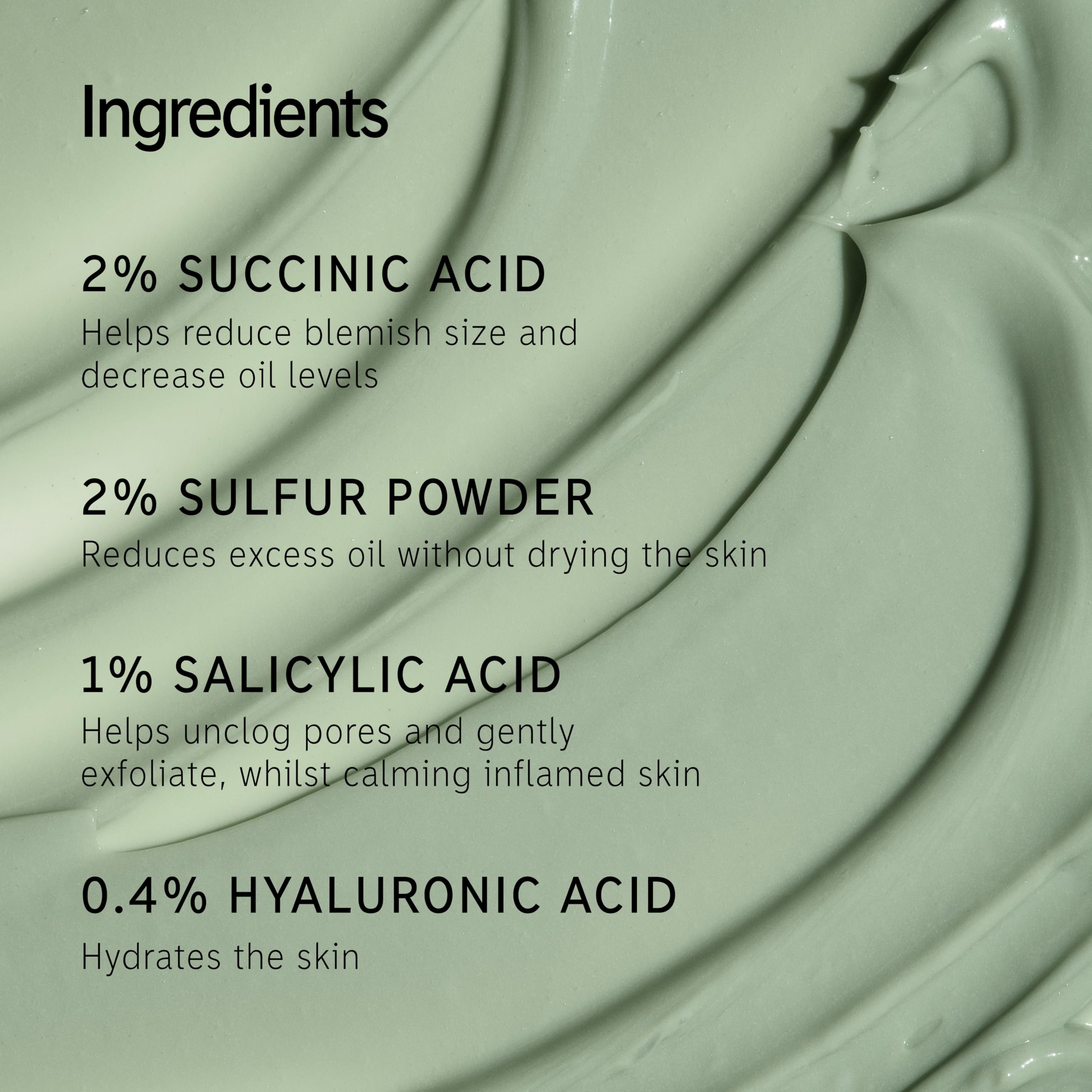 The INKEY List Succinic Acid Treatment featured in a skin care routine context.