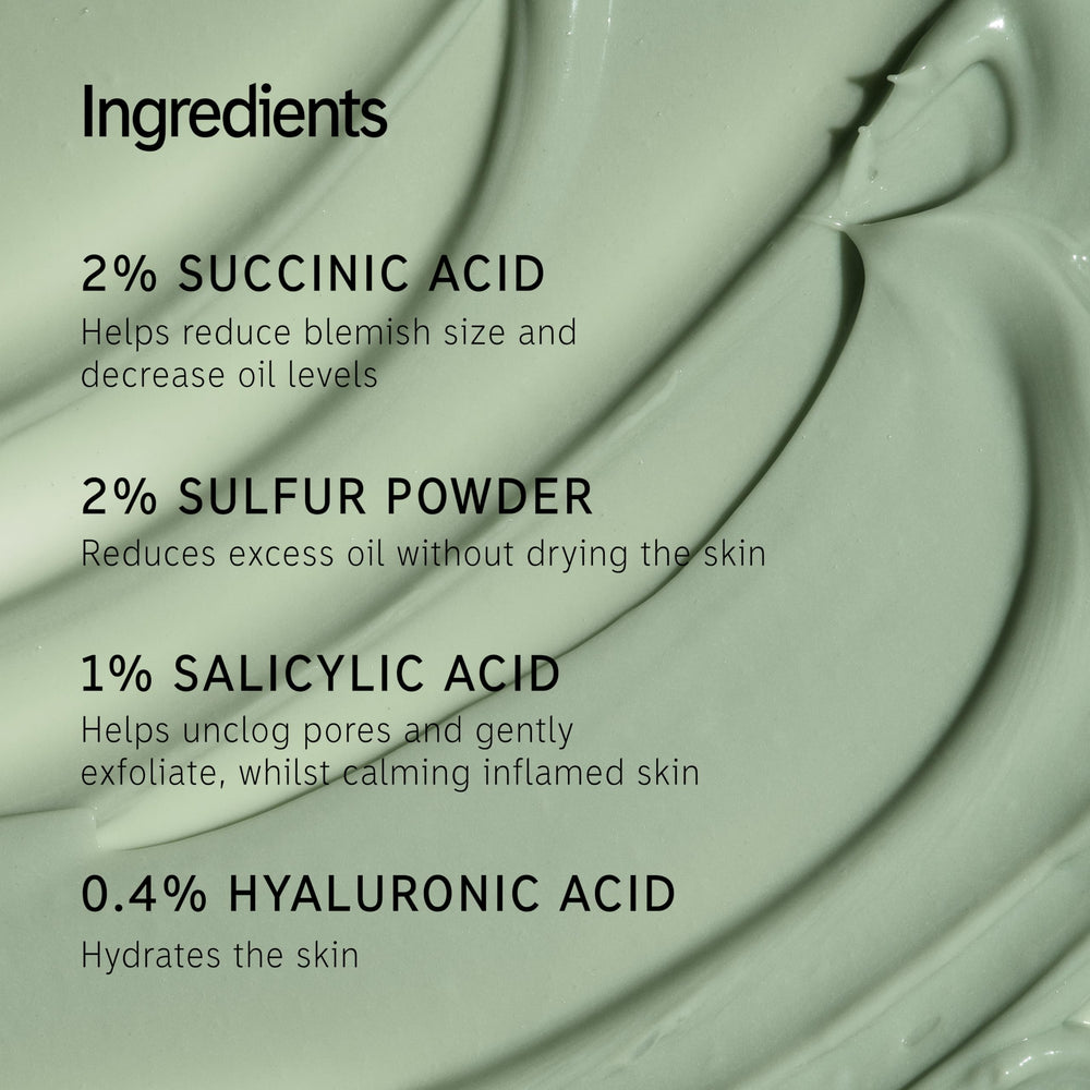 The INKEY List Succinic Acid Treatment featured in a skin care routine context.
