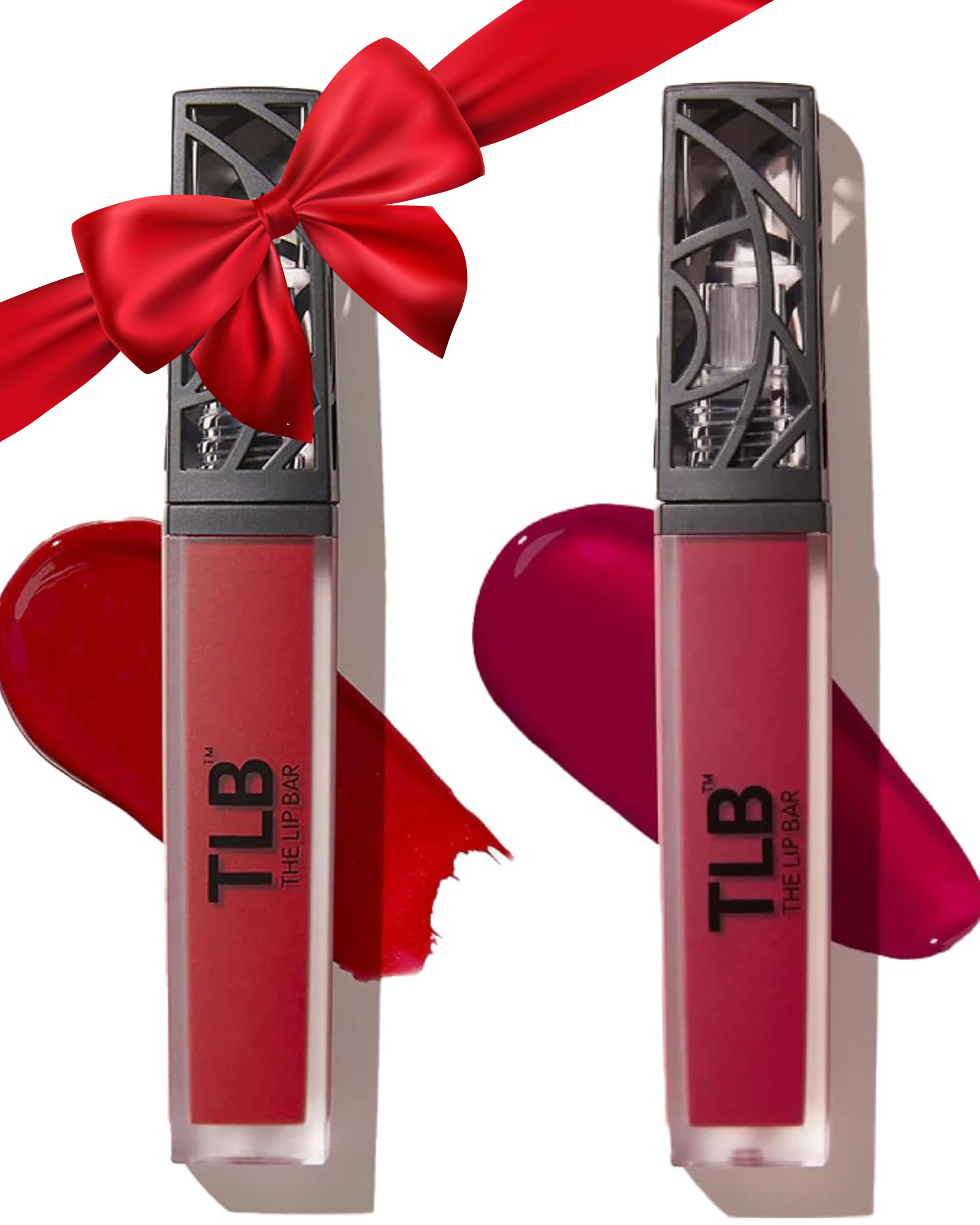The Lip Bar Bawse Lady liquid matte swatch shows bold, long-lasting color.