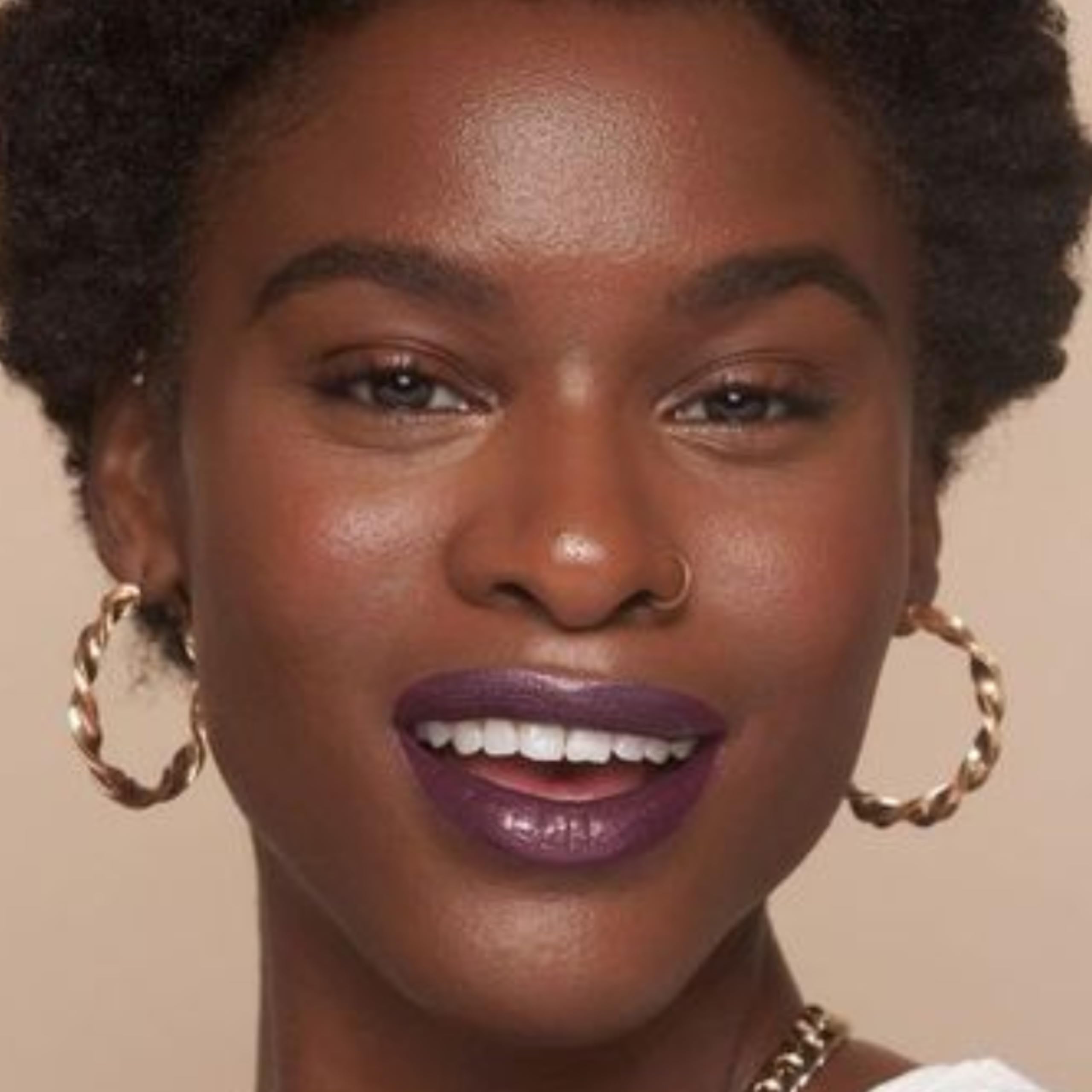 The Lip Bar ombre lip look shows dimension with layered shade.