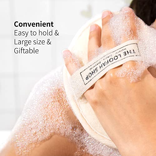 Cotton travel pouch from The Loofah Shop for on-the-go cleansing kits.