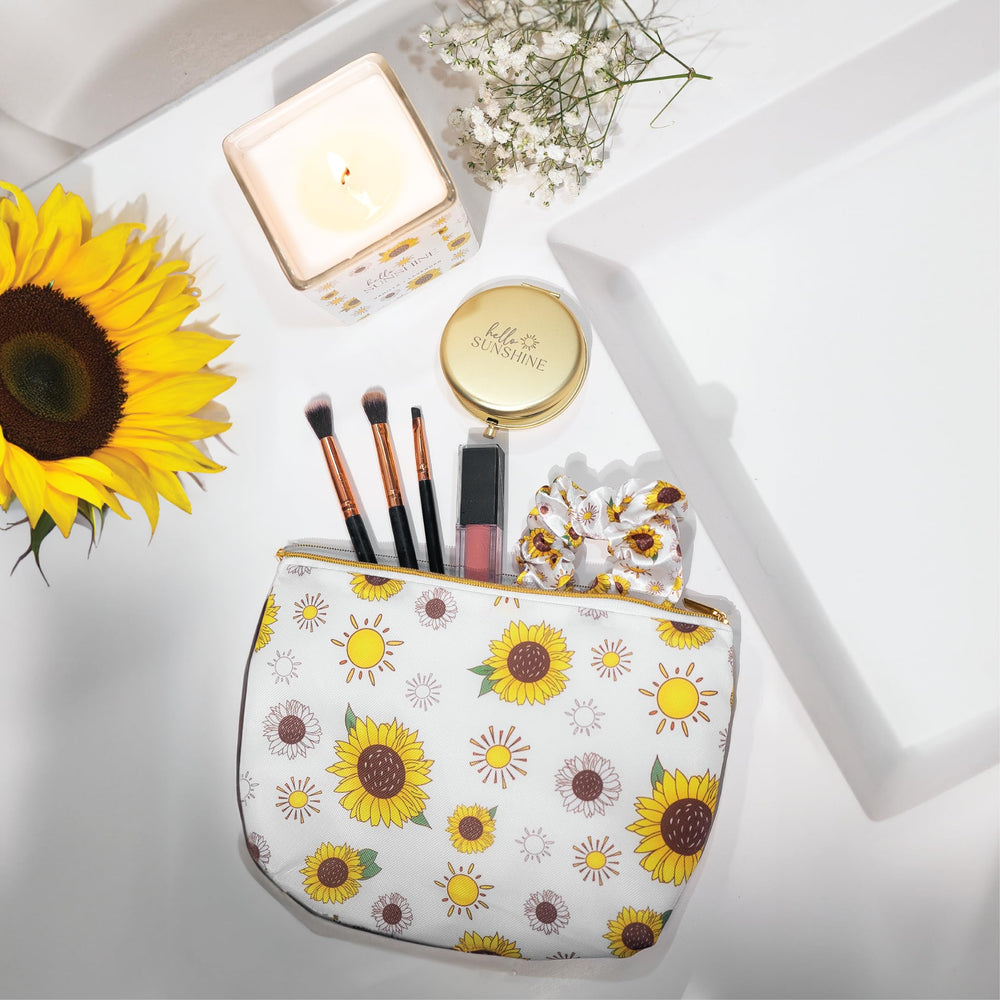The Love Crate Co hair scrunchie adds a bright self-care touch