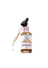 The Mane Attraction lightweight oil texture close-up demonstrates quick-absorbing hydration.