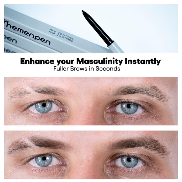 The Men Pen three-pack filler for beard and eyebrows offers versatile everyday use.