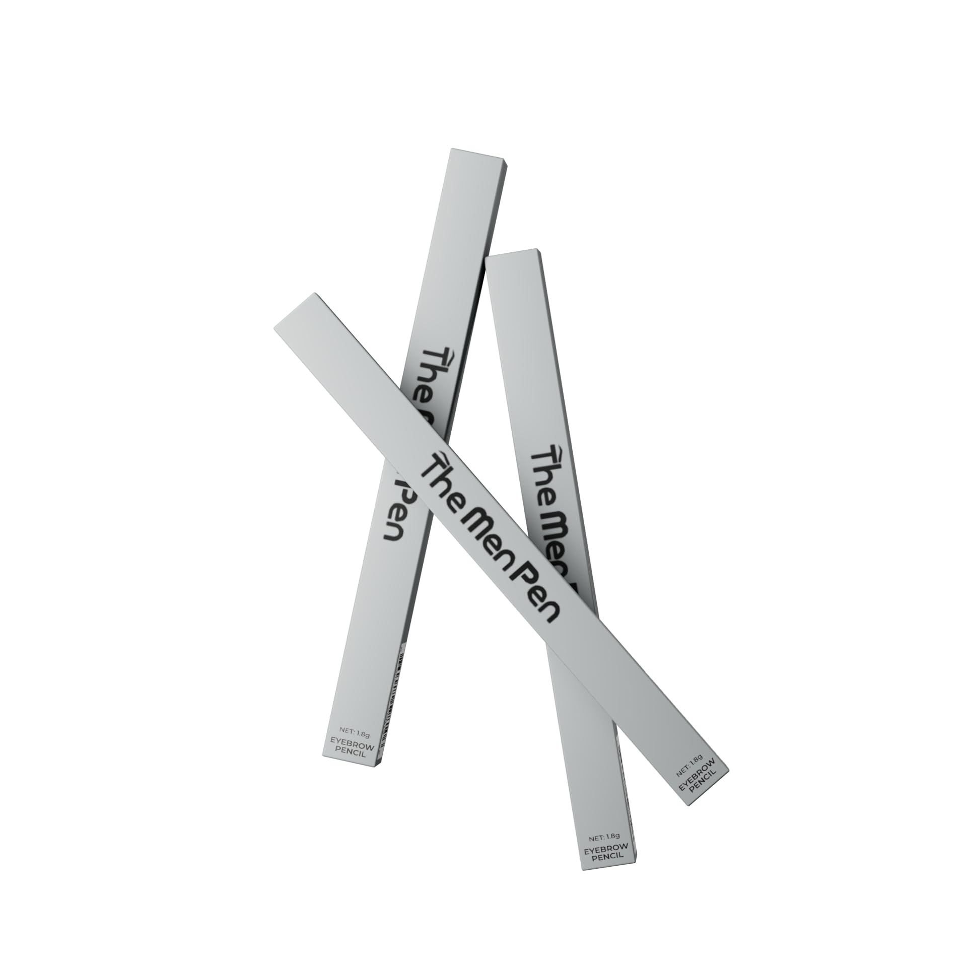The Men Pen waterproof eyebrow pen in black bottle delivers natural, long-lasting color.