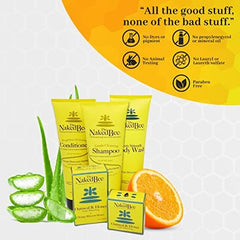 The Naked Bee everyday facial moisturizer SPF30 being applied for daily protection.