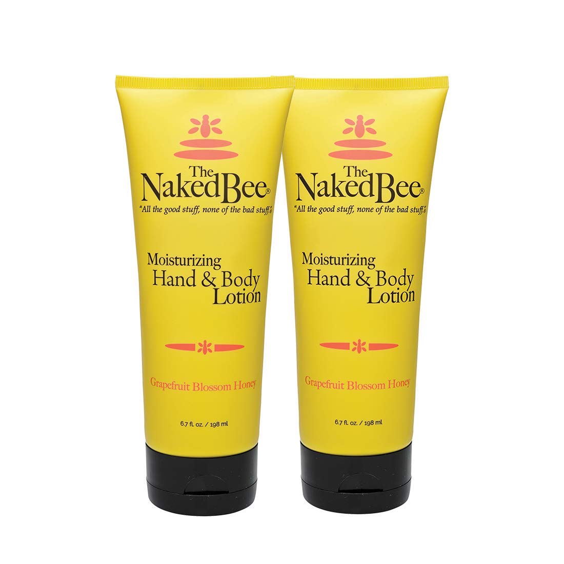 The Naked Bee Grapefruit Blossom Honey lotion bottle—hydrating daily care