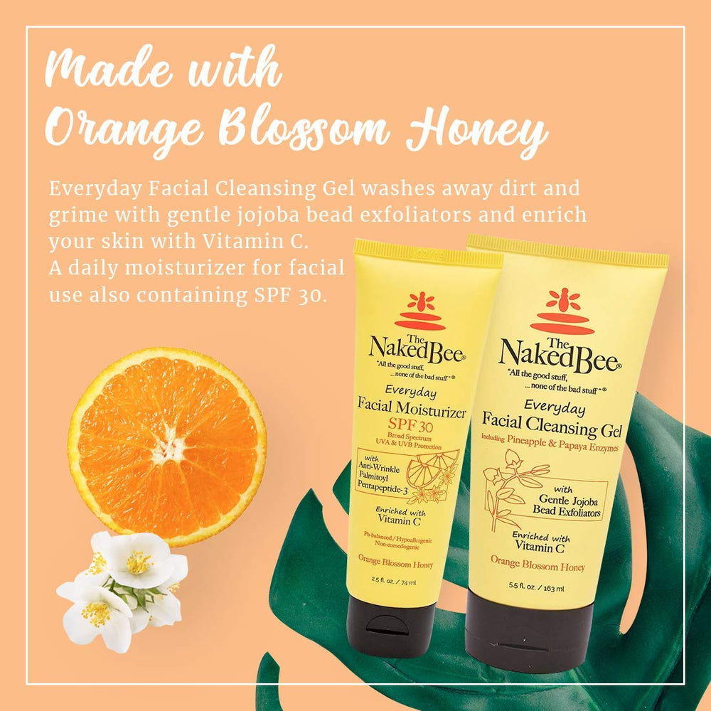 The Naked Bee anti-wrinkle moisturizer SPF30 bottle for daytime hydration and sun protection.
