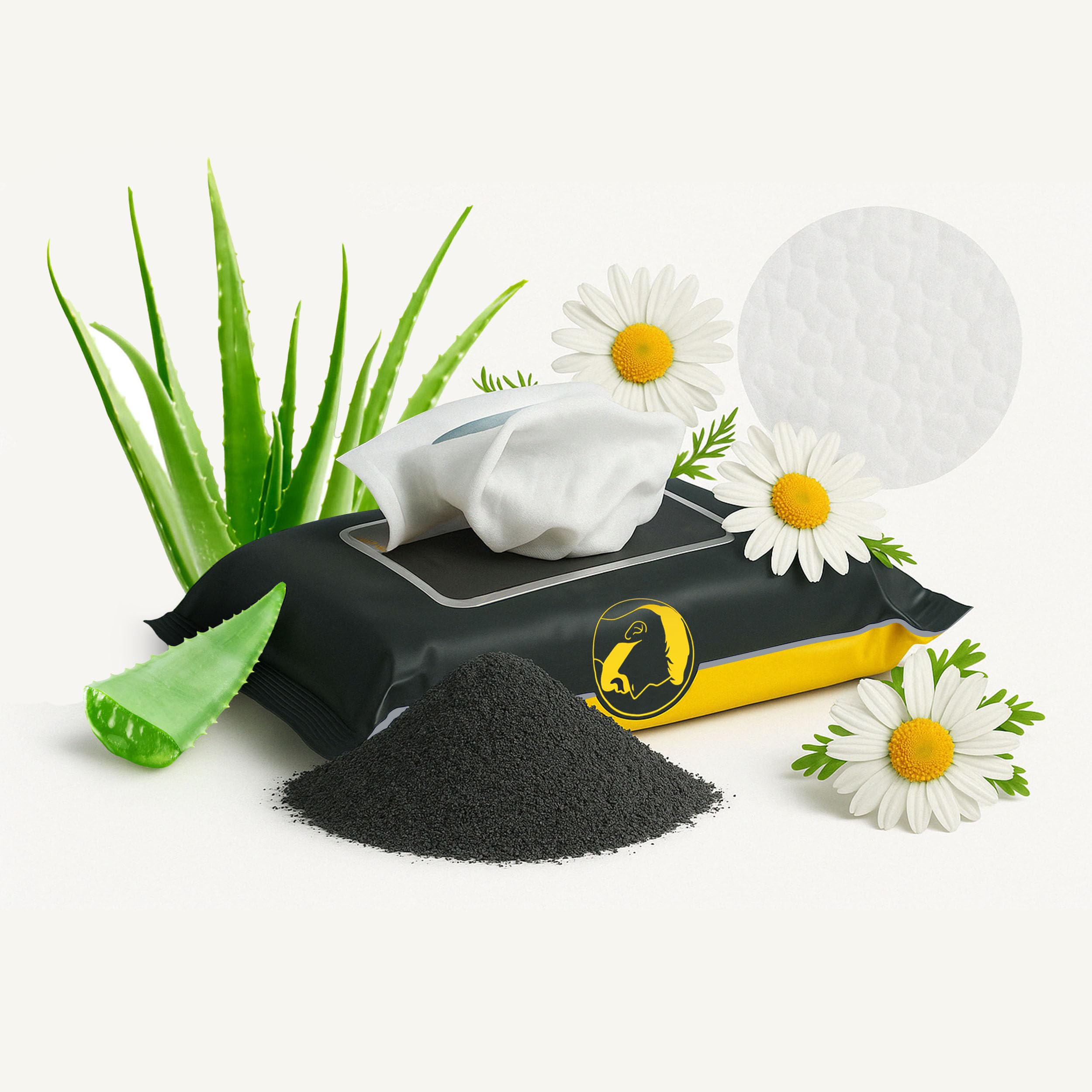The Nobleman cleansing wipes eight-pack spread ready for travel refresh