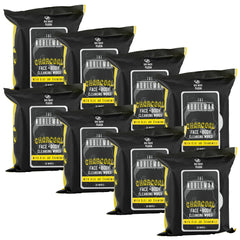 The Nobleman cleansing wipes eight-pack box front for on-the-go freshness