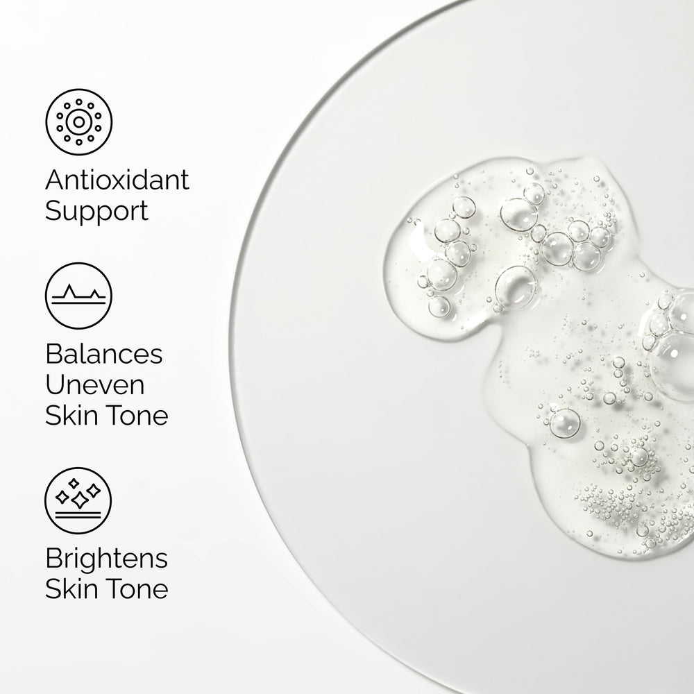 The Ordinary Ascorbyl Glucoside Solution 12% applied to the face in morning routine