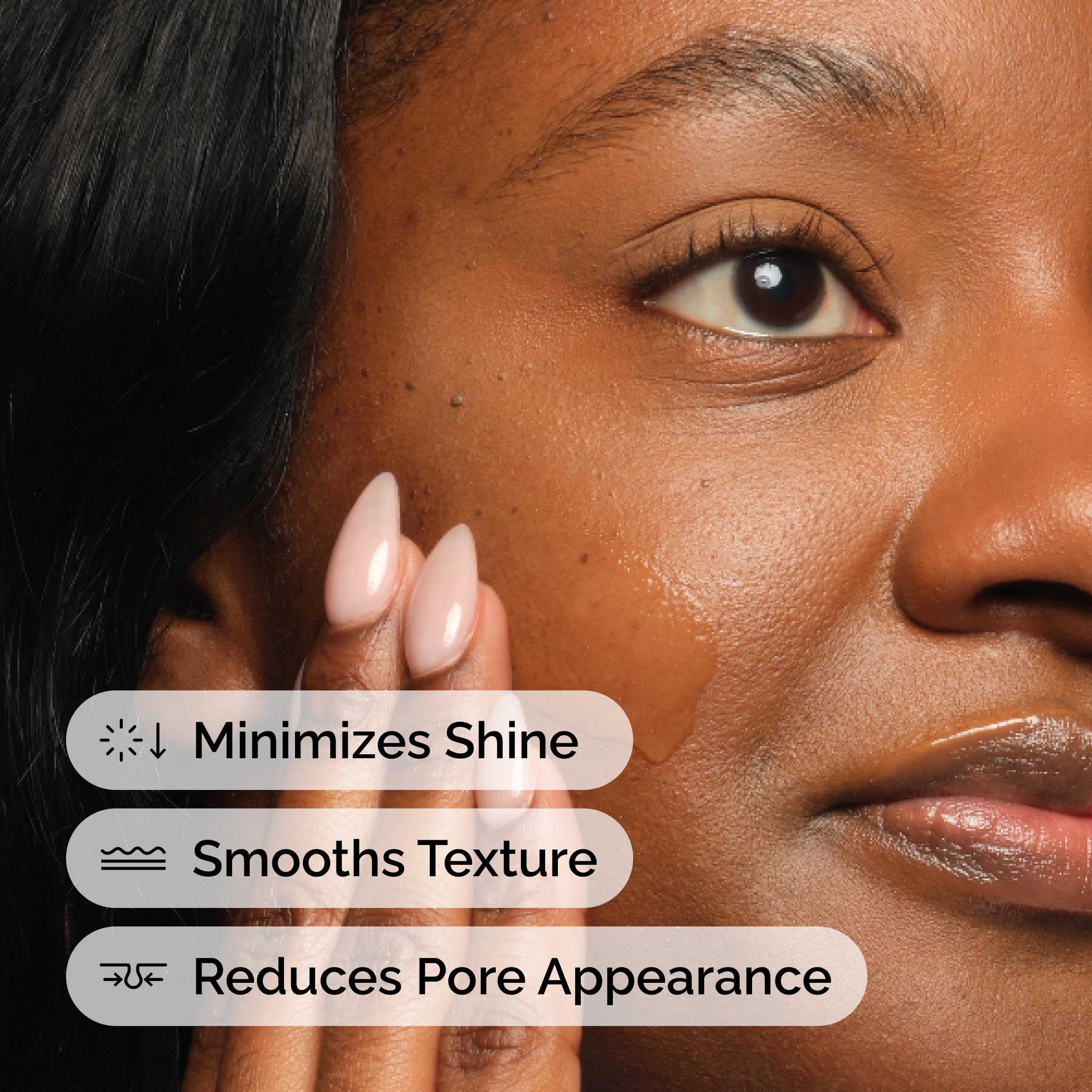 The Ordinary Balancing & Clarifying Serum application in routine supports oil control