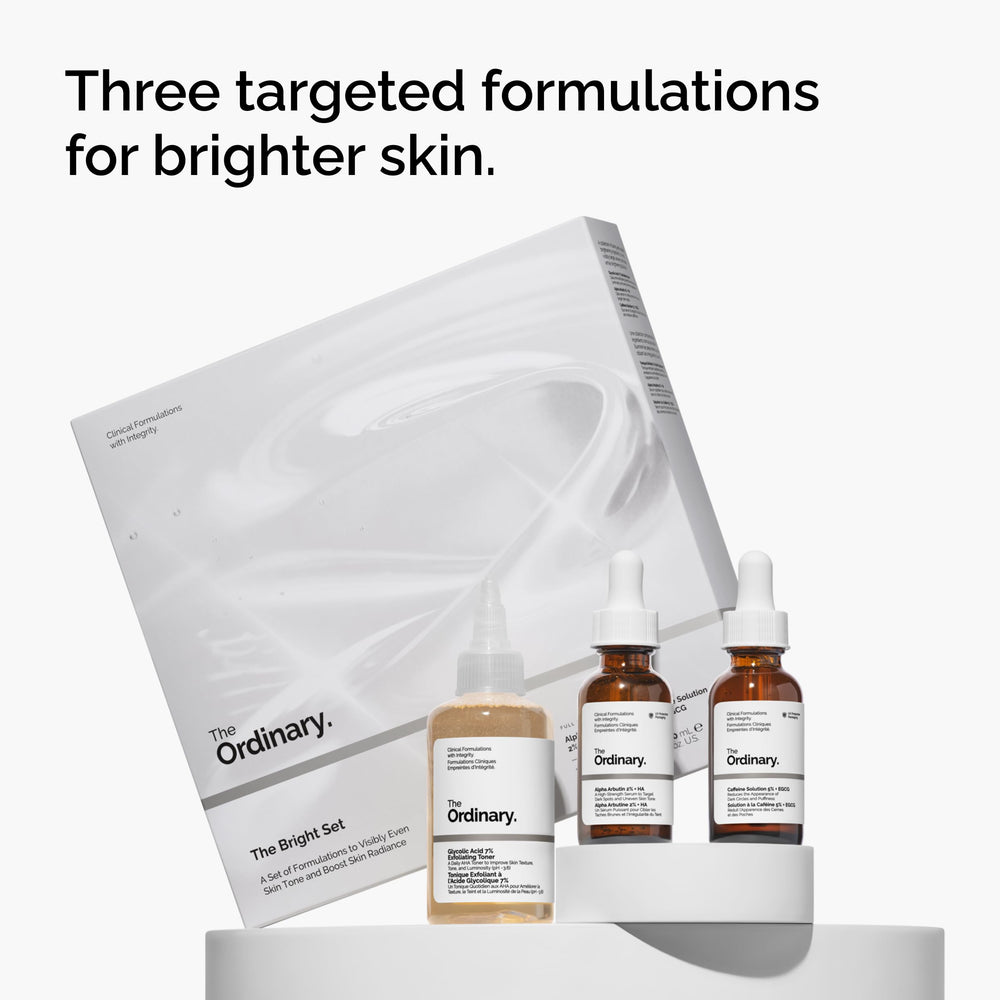 The Ordinary Caffeine Solution 5% + EGCG eye serum bottle depuffs and refreshes