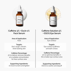 The Ordinary serum bottle with pump showcases an easy morning routine.