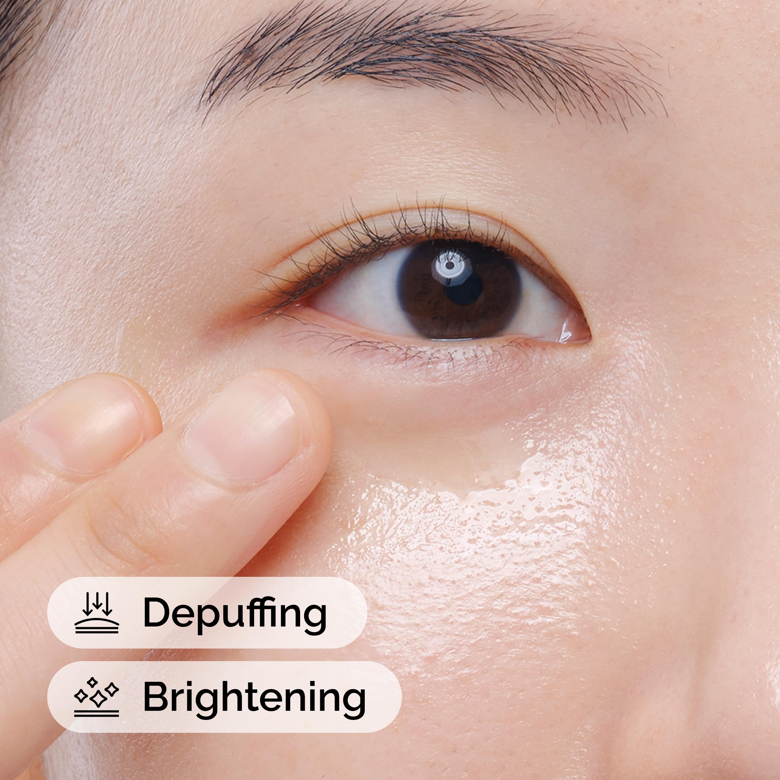 The Ordinary Caffeine Solution texture shown as a light, water-based serum.