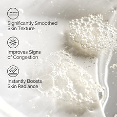 The Ordinary Glycolic Acid 7% Toner cotton pad application on skin.