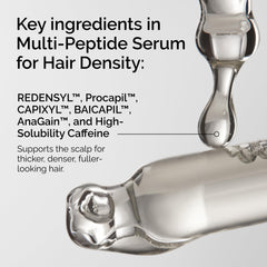 Dropper application of The Ordinary serum demonstrating precise scalp targeting and lightweight formula.