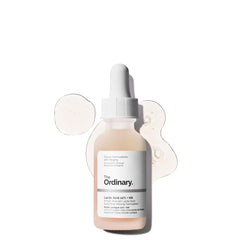 The Ordinary Lactic Acid 10% + HA 2% bottle for smoother skin texture.