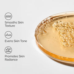 The Ordinary Lactic Acid 5% + HA night routine bottle with glow indicates nighttime exfoliation benefit.