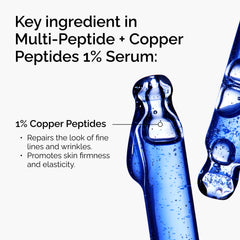 The Ordinary Multi-Peptide Copper Peptides 1% dropper – easy to dispense for precise use.