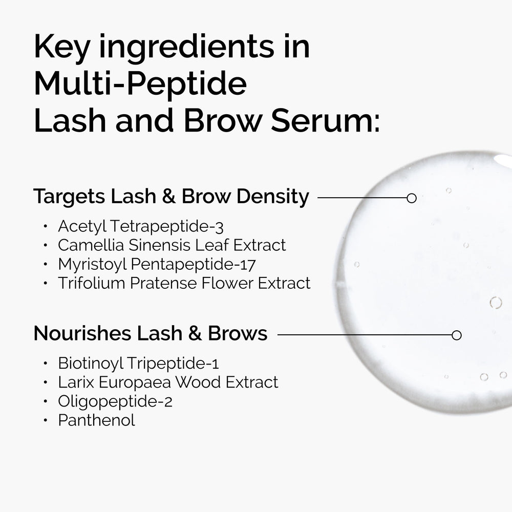 The Ordinary serum applicator close-up for precise lash and brow application