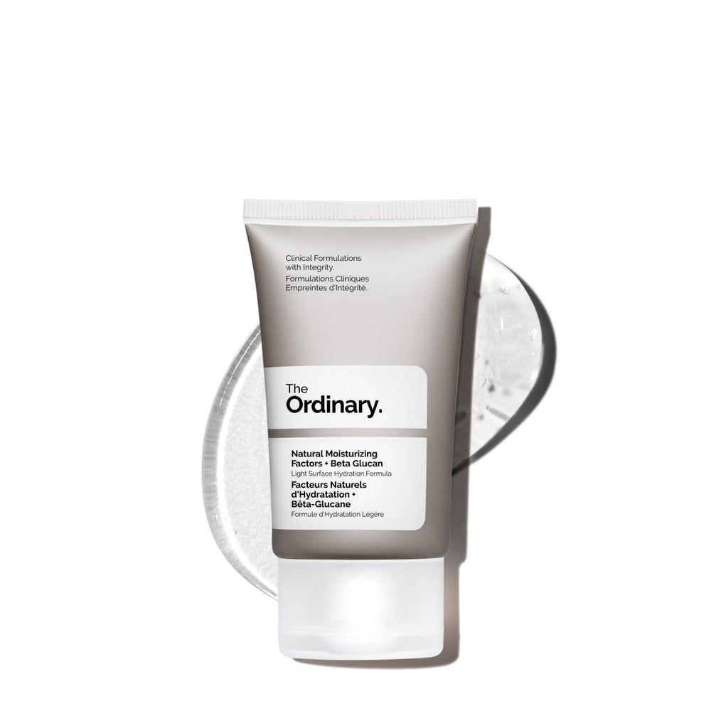 The Ordinary Natural Moisturizing Factors + Beta Glucan bottle for all-day hydration
