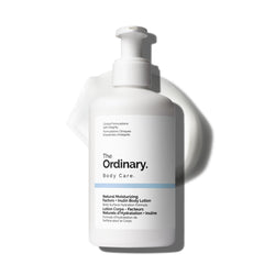 The Ordinary Natural Moisturizing Factors + Inulin Body Lotion jar front, daily hydration and barrier support.