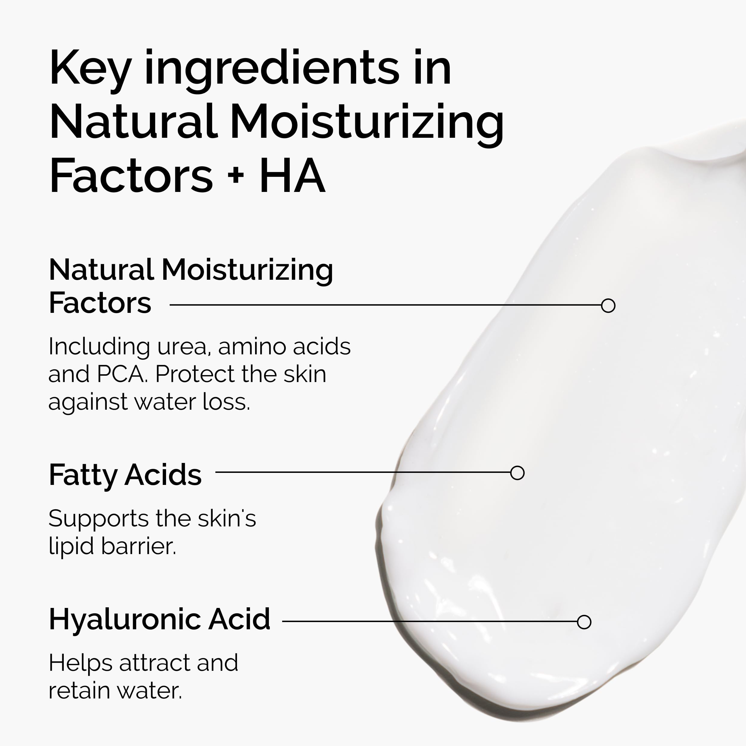 The Ordinary Niacinamide 5% Emulsion texture close-up highlights smooth, fast-absorbing formula
