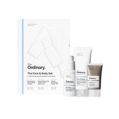 The Ordinary Niacinamide 5% Face & Body Emulsion bottle front targets uneven tone on face and body