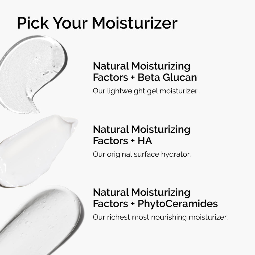 The Ordinary Natural Moisturizing Factors HA packaging shot emphasizes accessible skincare.