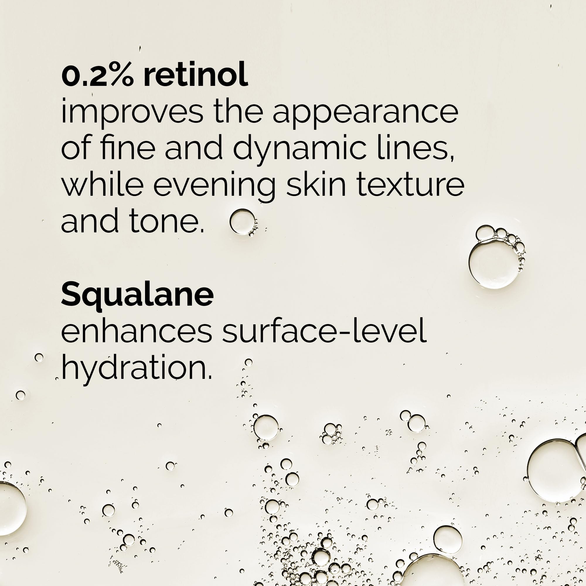 The Ordinary Retinol 0.2% in Squalane dropper releasing serum for gentle application