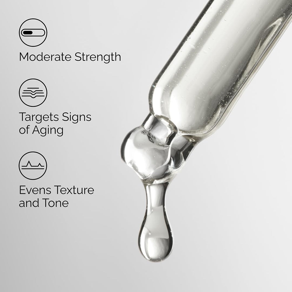 The Ordinary Retinol 0.5% in Squalane texture close-up shows a lightweight, non-greasy finish