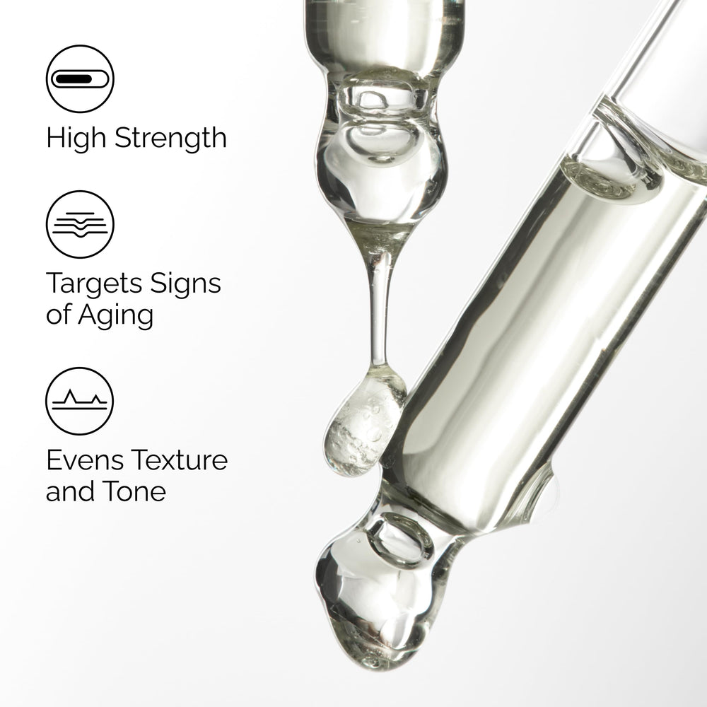 Close-up of The Ordinary Retinol 1% in Squalane texture for smoother skin.