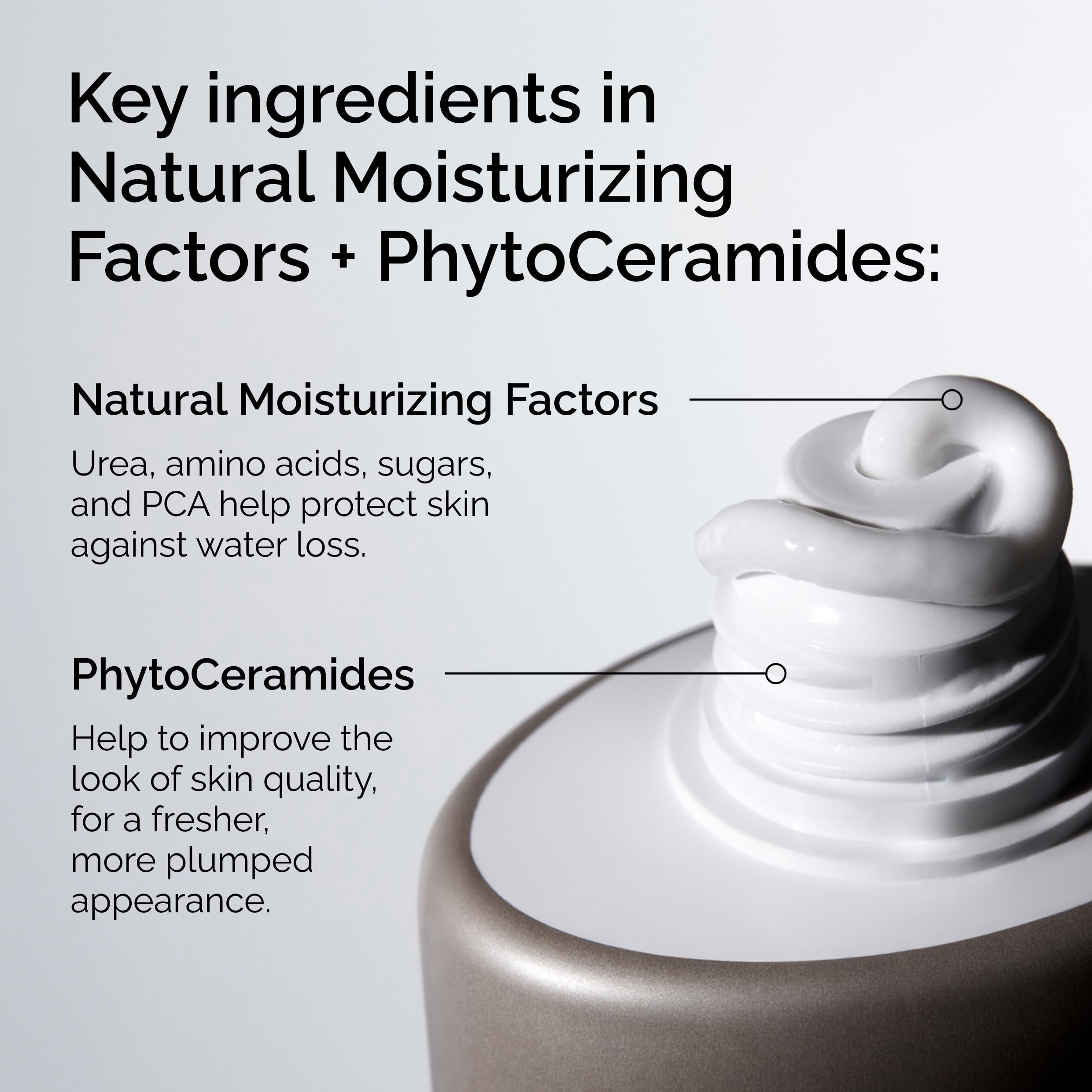 Close-up of The Ordinary cream texture showing dense emollients for lasting moisture