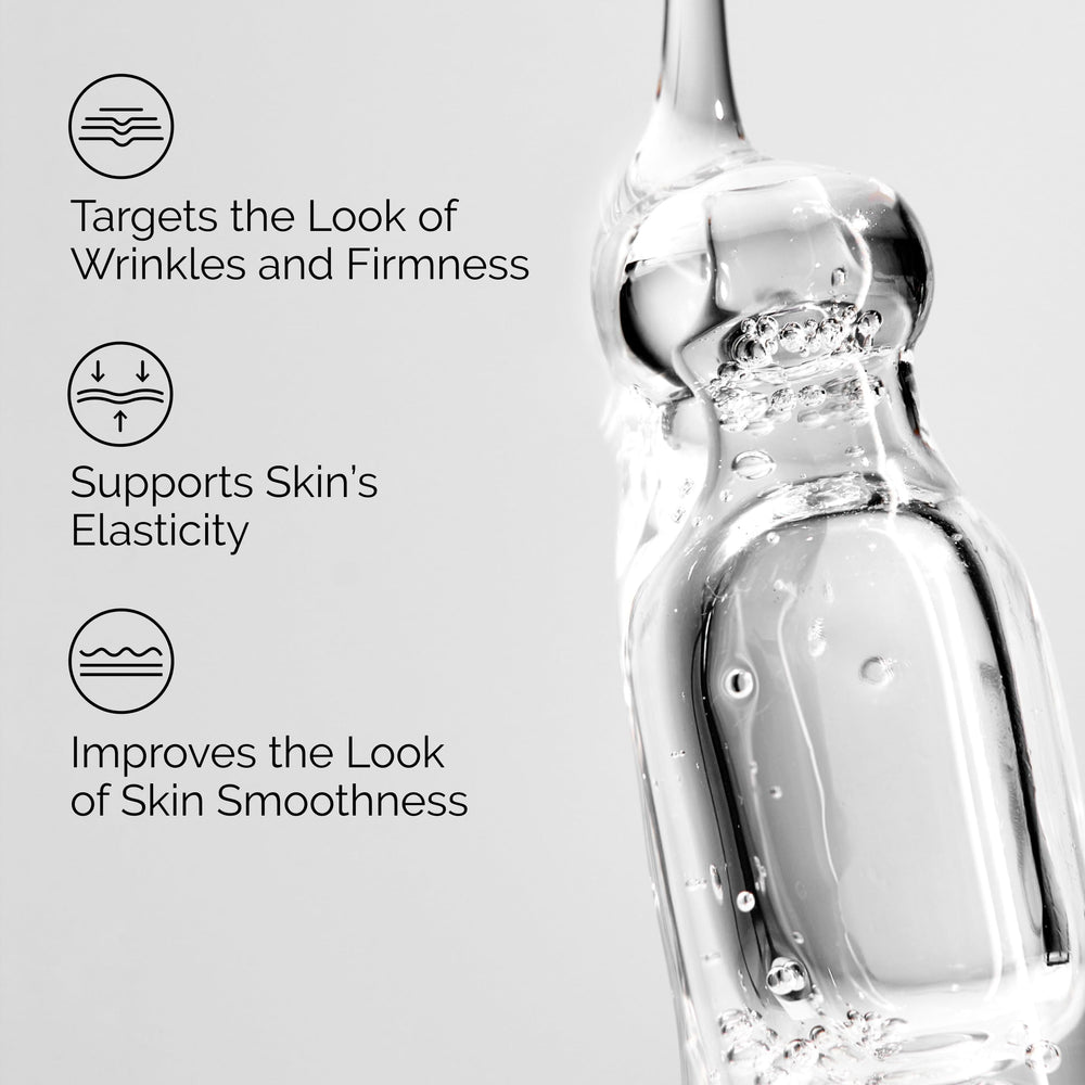 The Ordinary serum texture closeup showing lightweight hydration.
