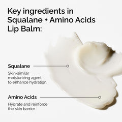 The Ordinary balm being applied to lips for smooth, lasting moisture.