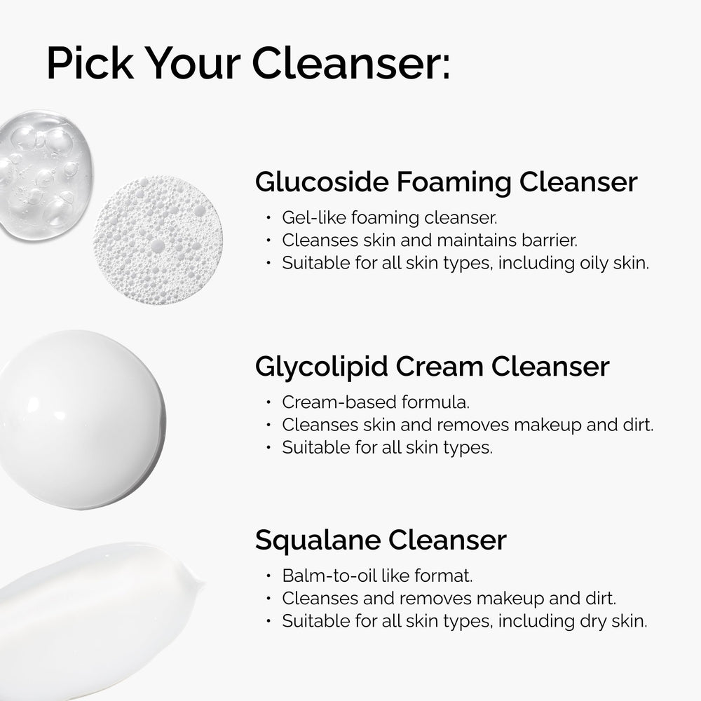 The Ordinary Squalane Cleanser in hand showing gentle cleansing texture.