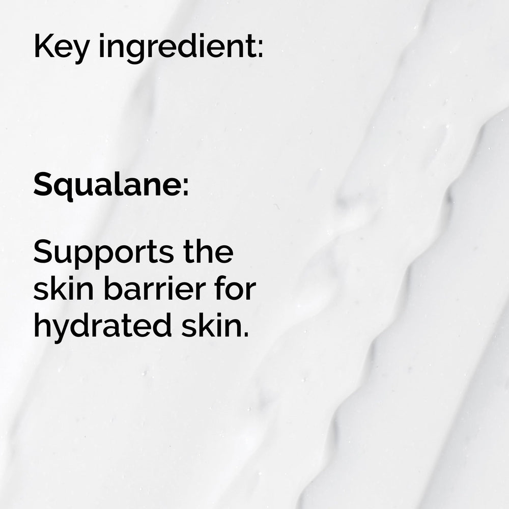 The Ordinary Squalane Cleanser massage application for gentle makeup removal.