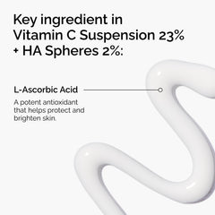 Close-up of The Ordinary Vitamin C Suspension texture with a slightly granular feel