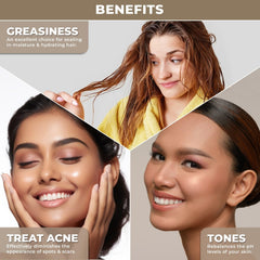 The Organic Forest Grapeseed Oil for hair nourishes and adds shine.