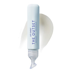 The Outset Lip Oasis Glossy Treatment packaging highlights premium lip care design