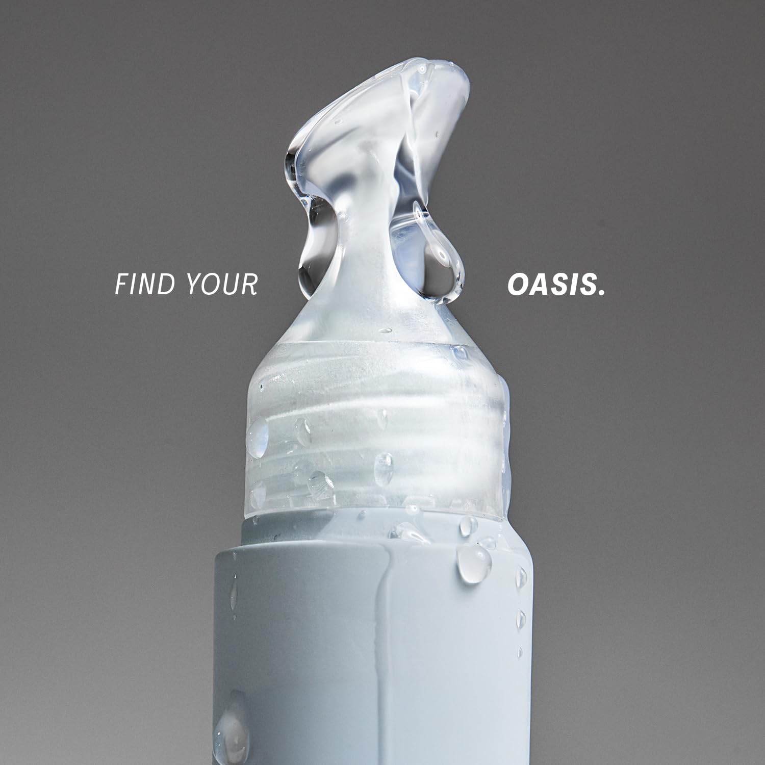The Outset Lip Oasis Glossy Treatment closeup of smooth, non-sticky application