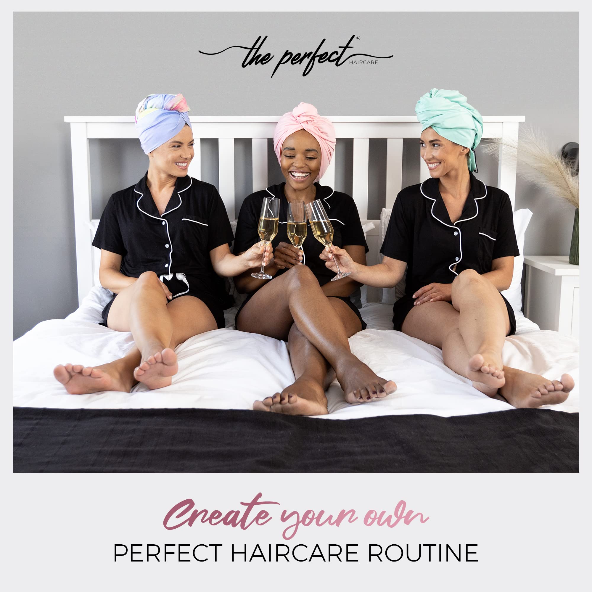 THE PERFECT HAIRCARE acabado ligero facilita plopping y peinado diario.