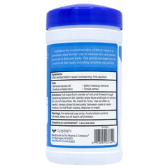 The Pharma-C Witch Hazel Wipes close-up texture of the pre-moistened cloth