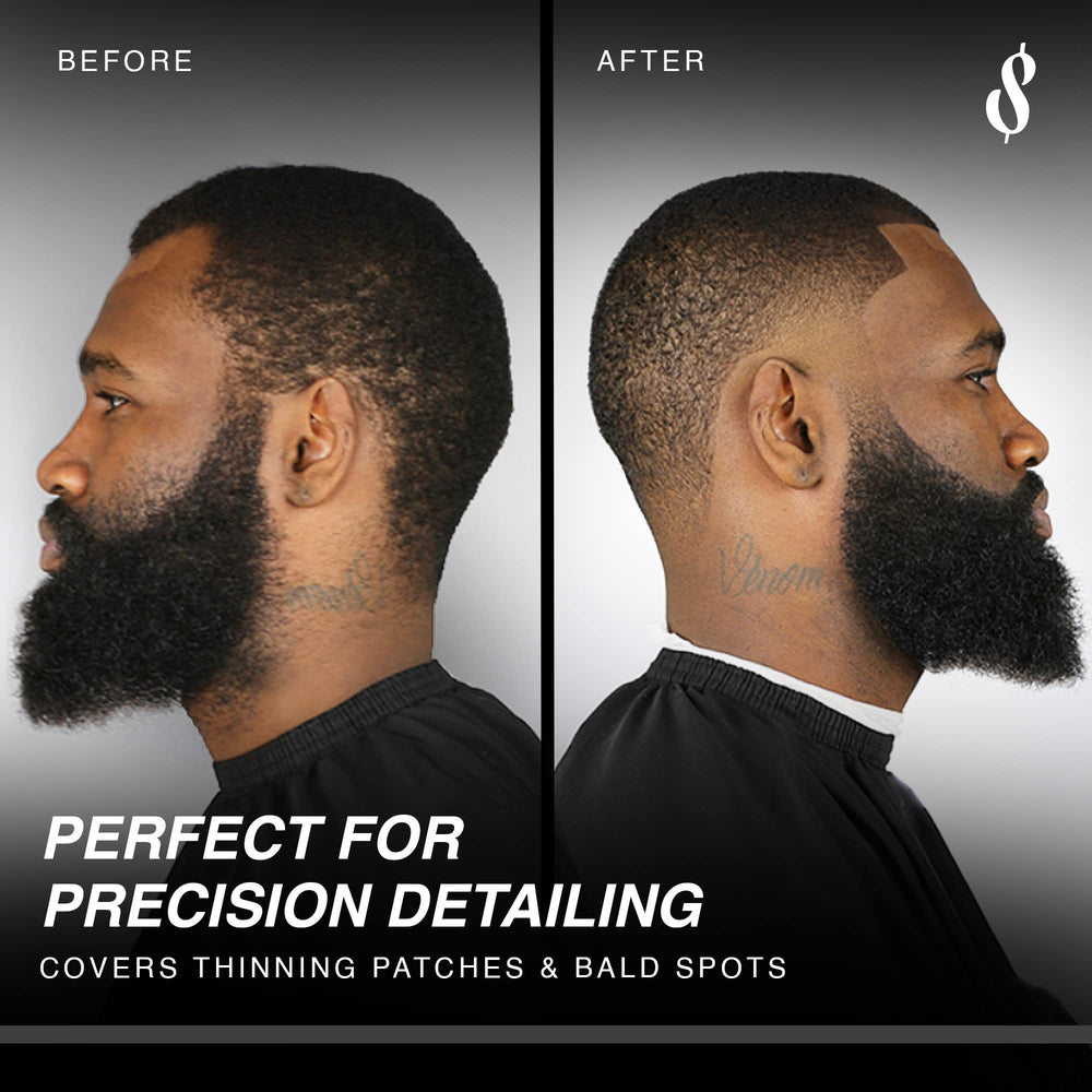 The Rich Barber N'Hance hold spray 5oz delivers all-day hold.