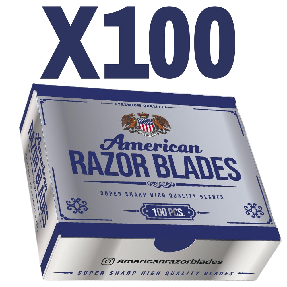 The Shave Factory American Razor Blades durable edge indicates long-term use with minimal blade changes.