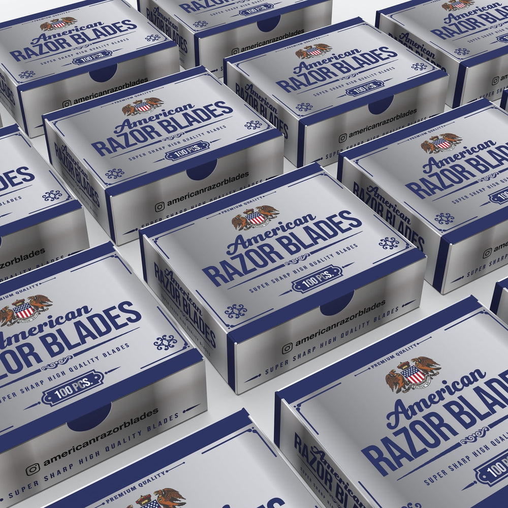 The Shave Factory American Razor Blades traditional handle fit highlights compatibility with classic razors.
