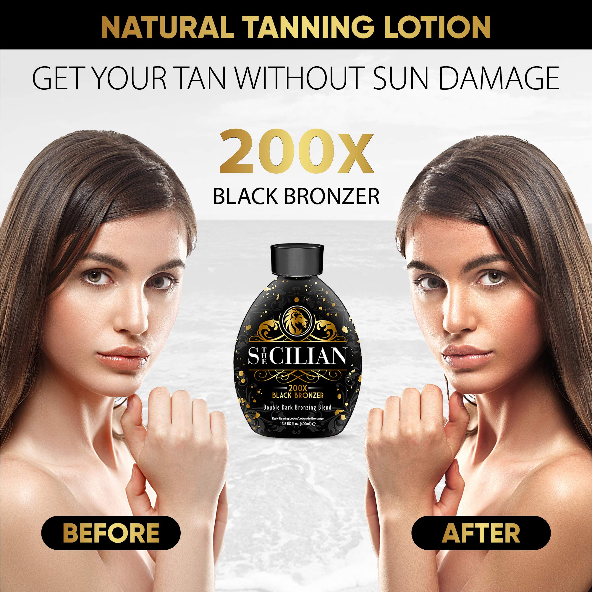 The Sicilian 200X delivers a glow with a deep bronze finish.
